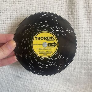 Thorens Switzerland 4‎ 1/2" Disc Classic Music #1551 Mendelssohn Wedding March